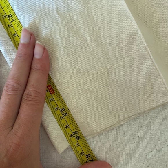 J.Crew Women’s Willa straight-leg lightweight chino pant Size 6 Cream Ankle NWT - Picture 8 of 10